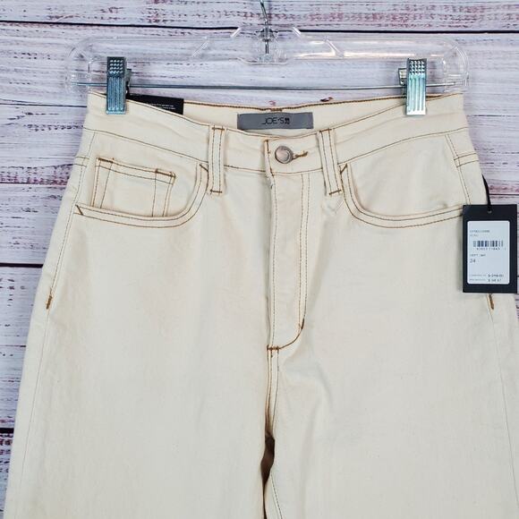 Joe's The Og Straight Ankle Jeans Cream Size 24 Pants Neutral Earthy Minimal NWT - Picture 6 of 16